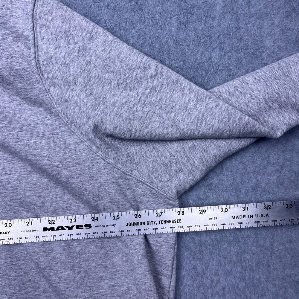 dickies full zip hoodie gray drawstring sweatshirt long sleeve womens 3x - Picture 6 of 8